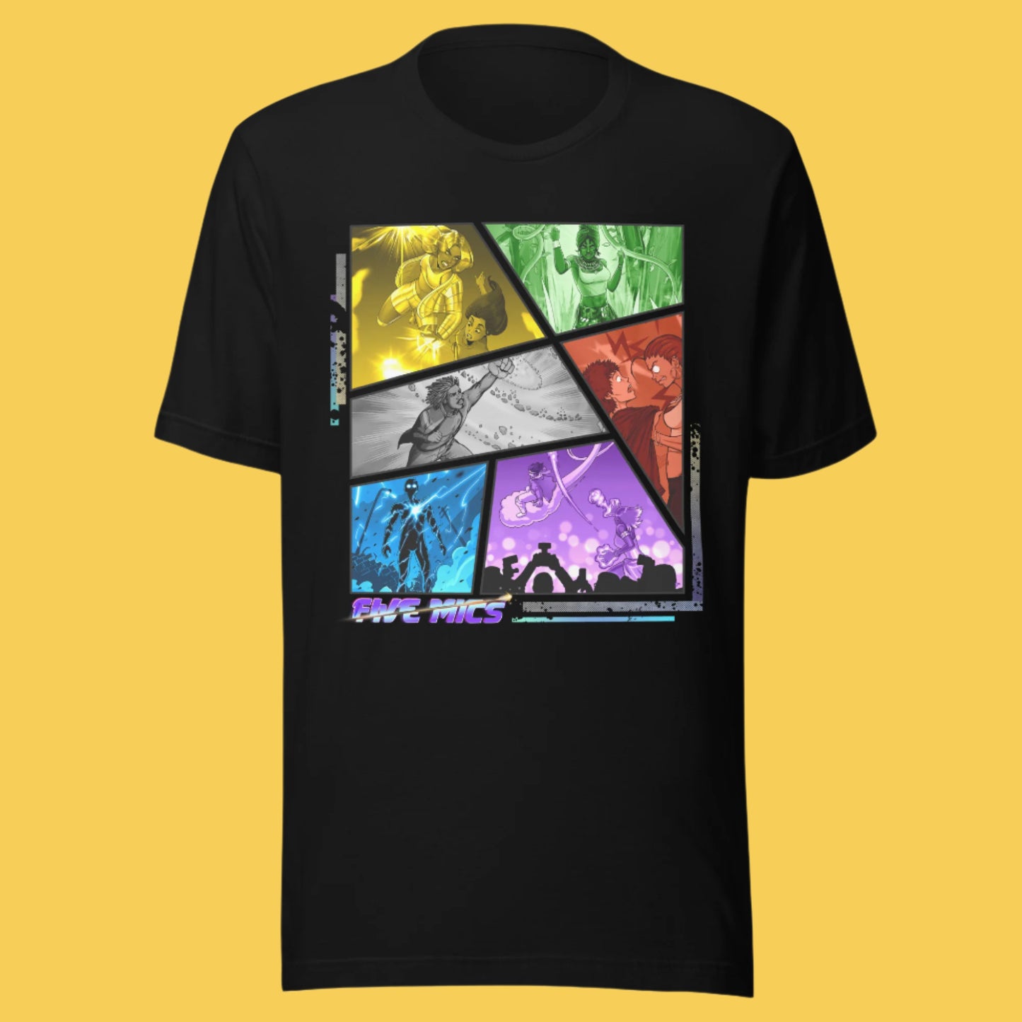 The Five Mics Road To Legend Shirt - Black