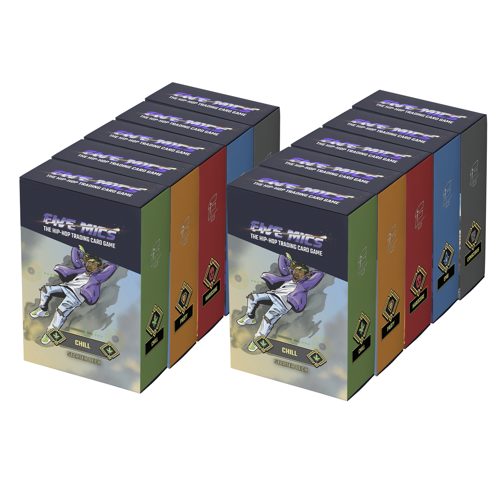 Five Mics: Genesis Starter Deck Collection (Two Complete Sets of 5)