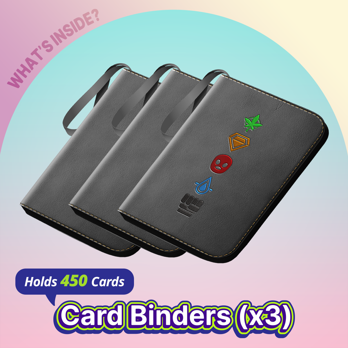 What's Inside: G.O.A.T. Bundle - Card Binder (x3)
