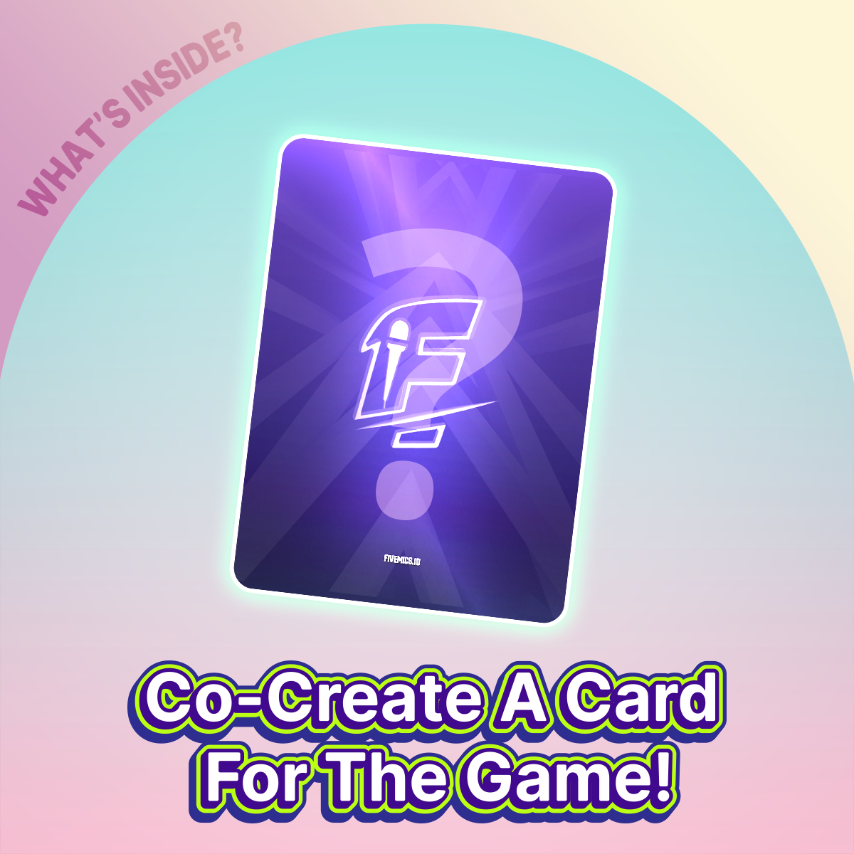 What's Inside: G.O.A.T. Bundle - Co-Create A Card (x1)