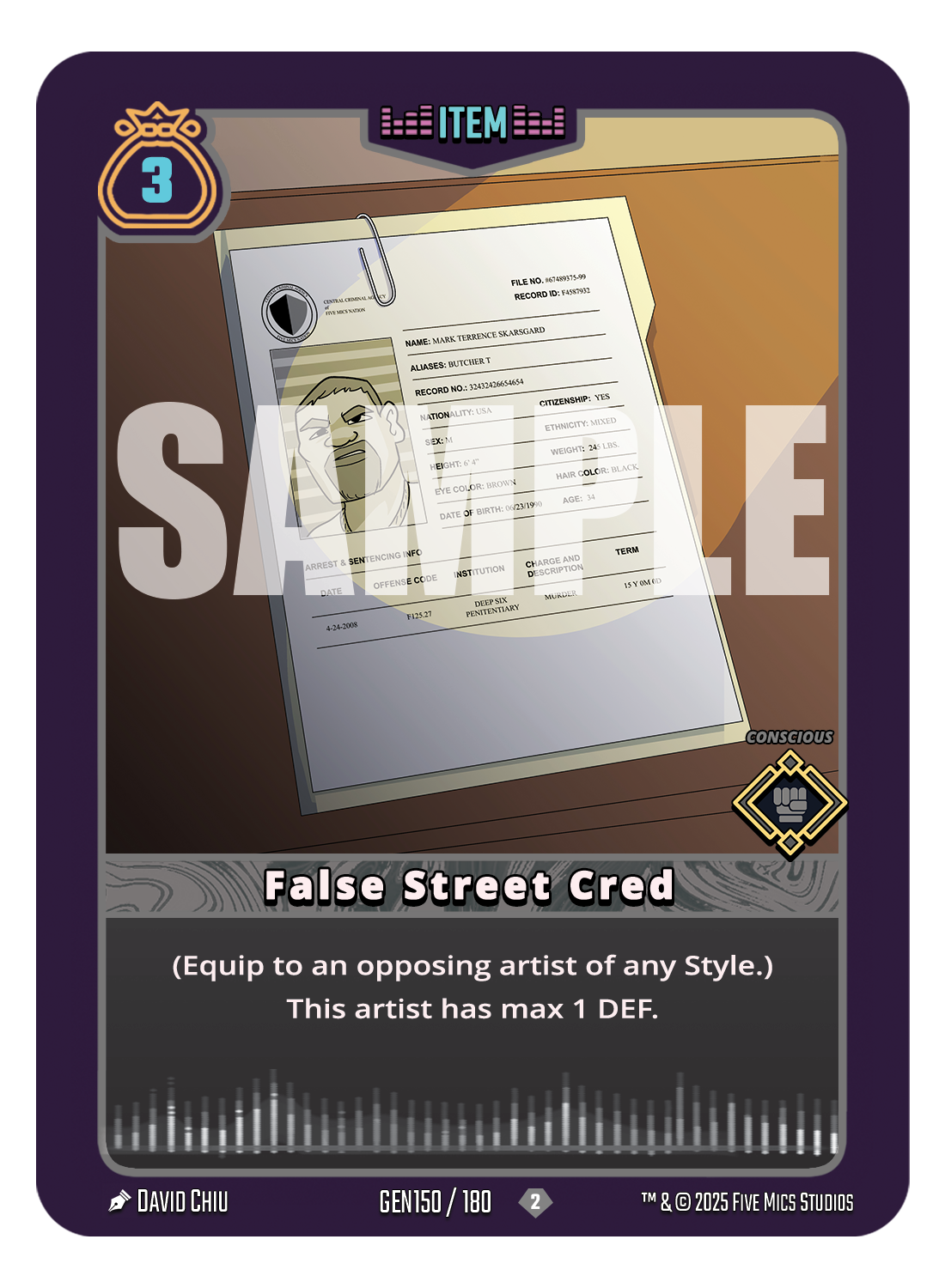 False Street Cred (GEN150)
