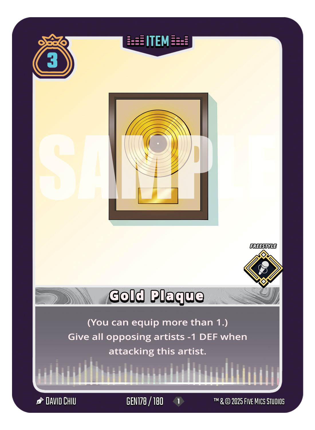 Gold Plaque (GEN178)