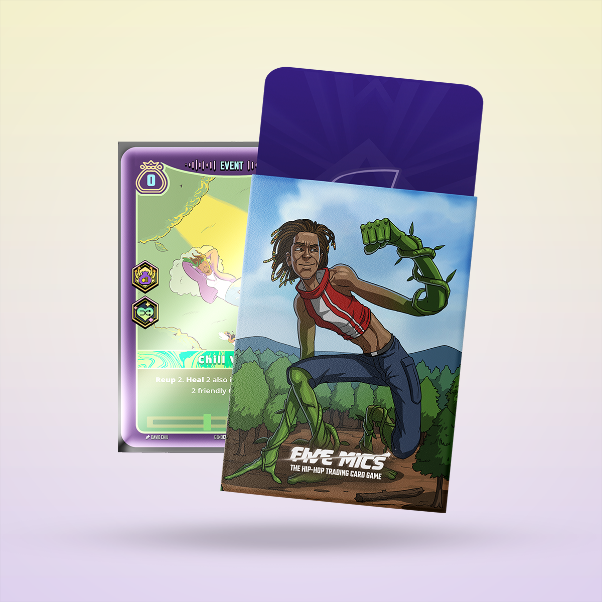 The Genesis: Card Sleeves - Skinny Jean Bean