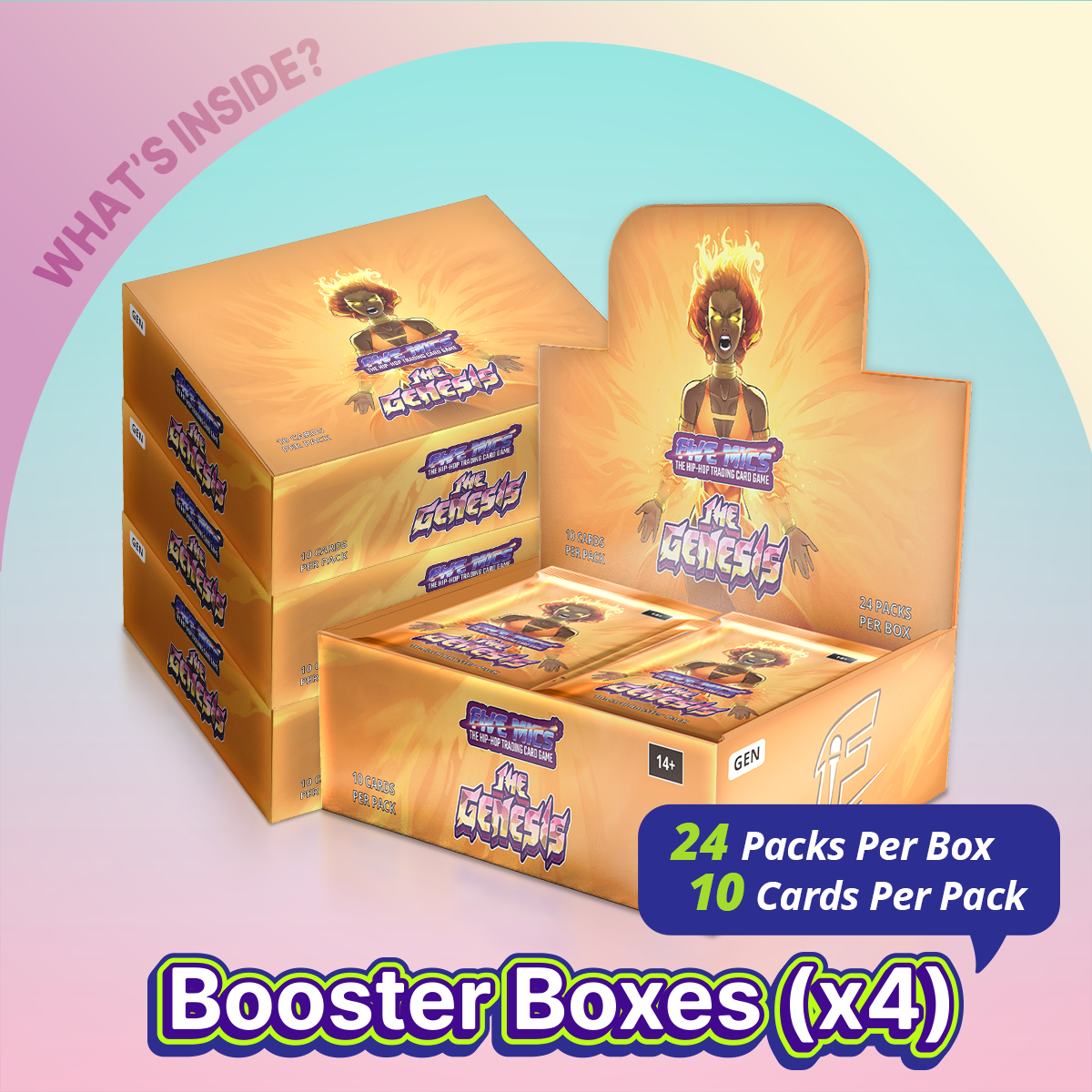 What's Inside: Diamond Bundle - Booster Box (x4)