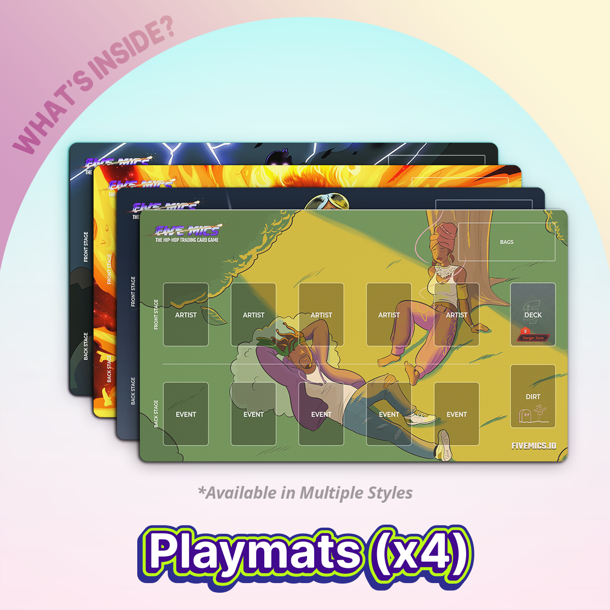 What's Inside: Diamond Bundle - Playmat (x4)