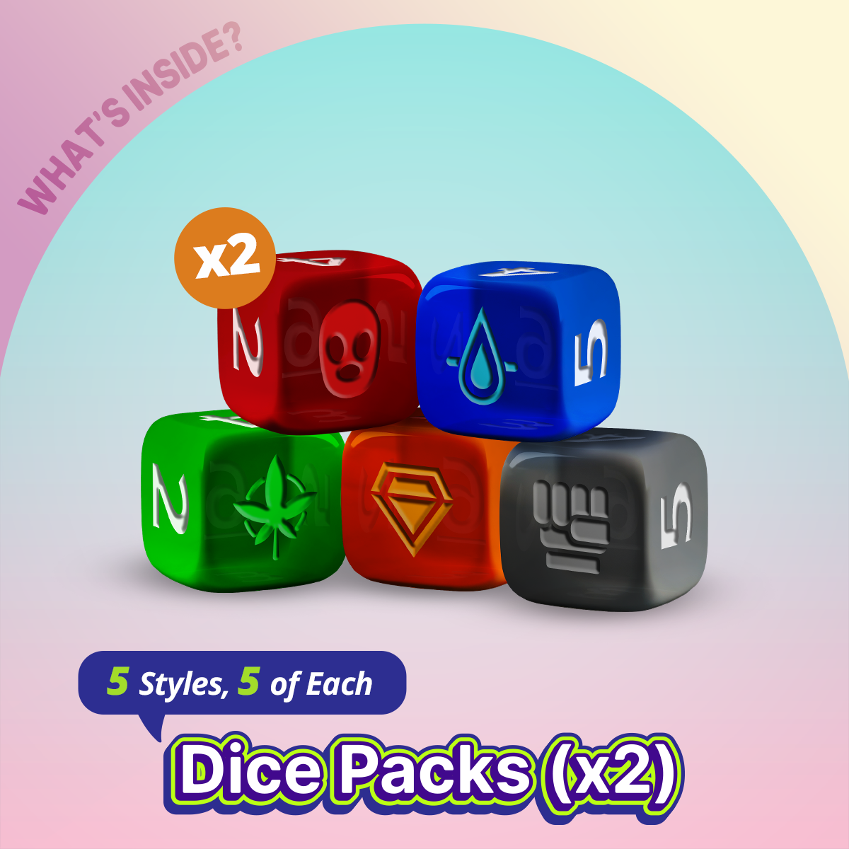 What's Inside: Diamond Bundle - Dice Pack (x2)