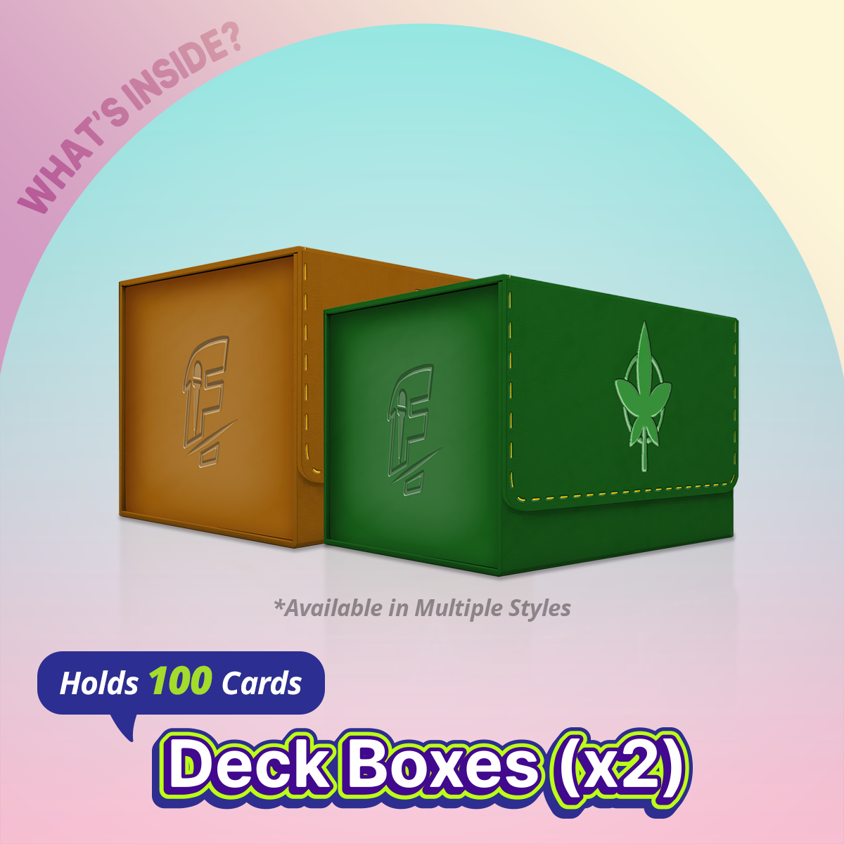 What's Inside: Gold Bundle - Deck Box (x2)