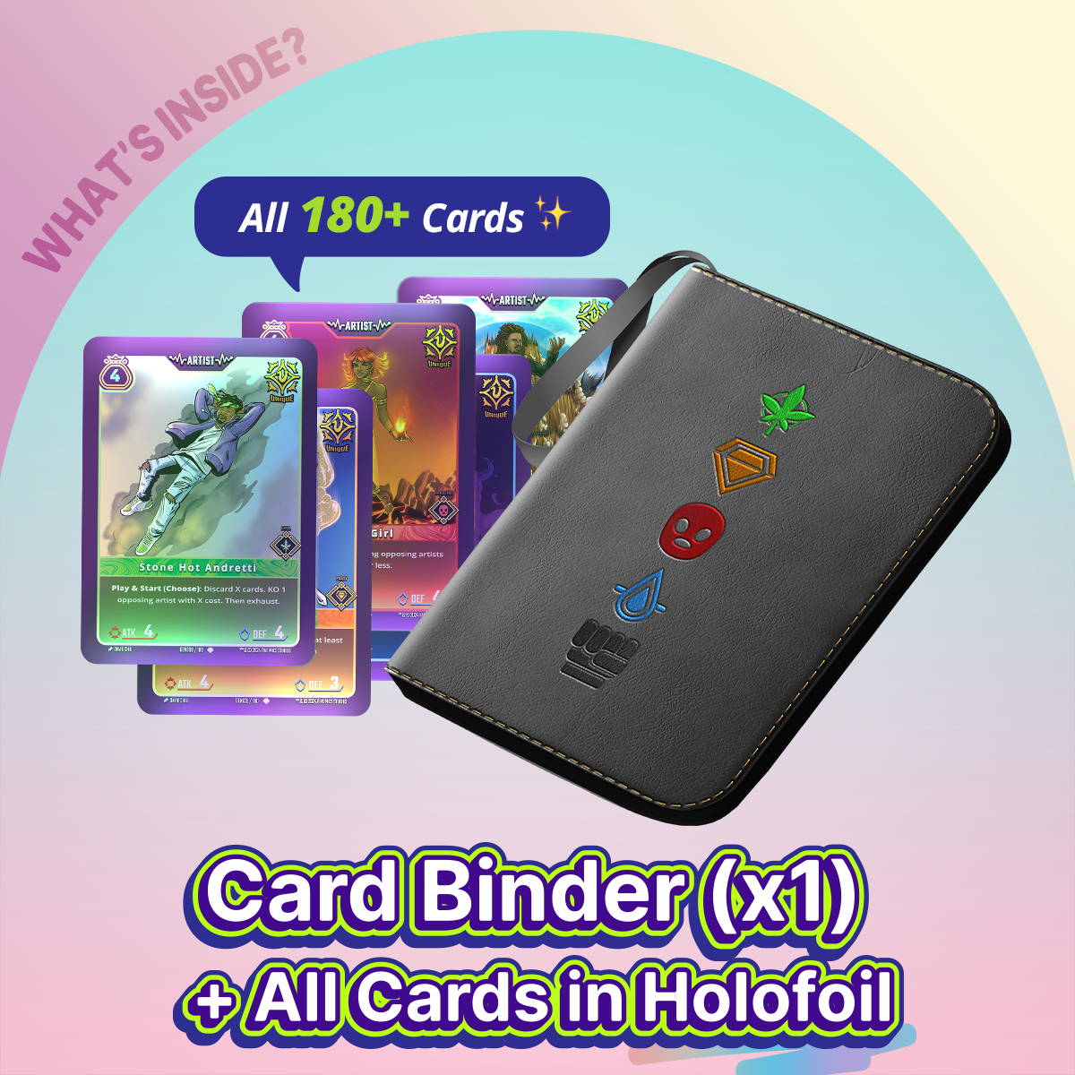 What's Inside: Legendary Bundle - Card Binder Holofoils (x1)