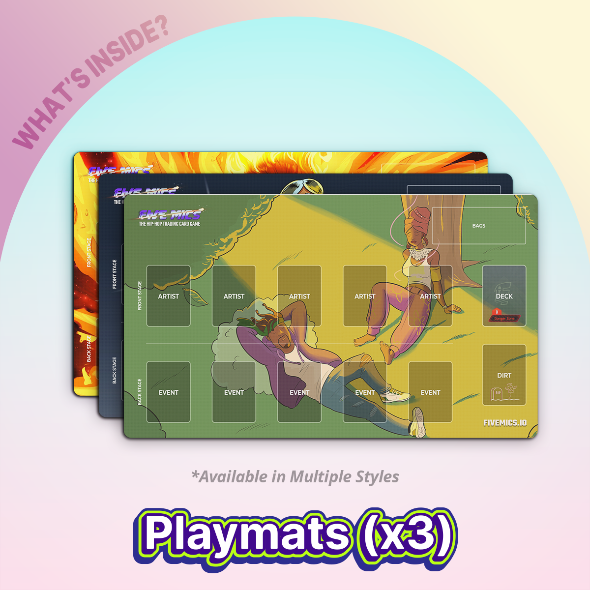 What's Inside: Platinum Bundle - Playmat (x3)