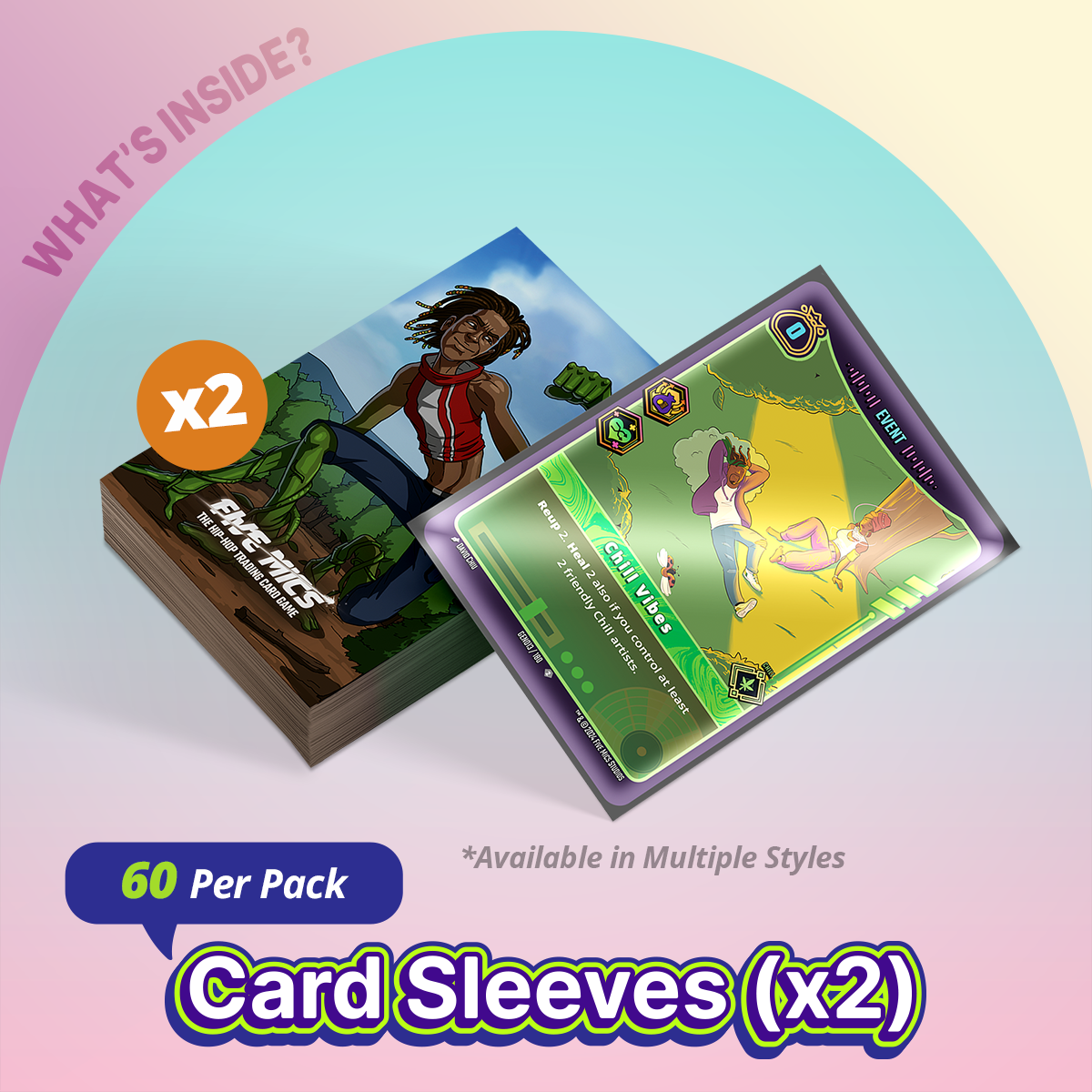 What's Inside: Platinum Bundle - Card Sleeves (x2)