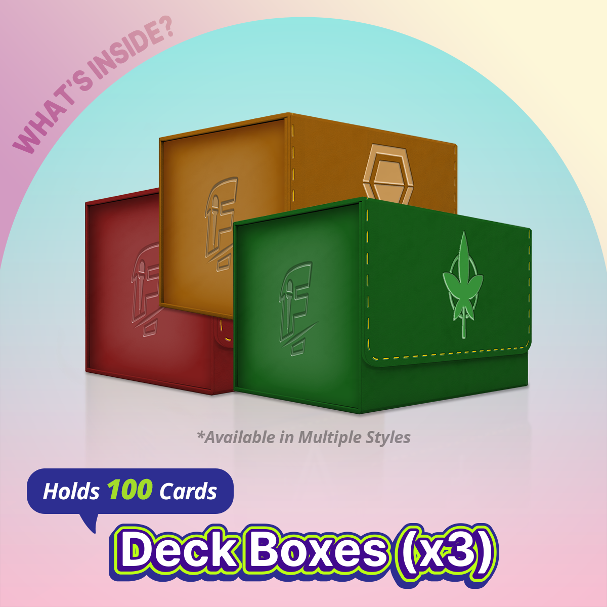 What's Inside: Platinum Bundle - Deck Box (x3)