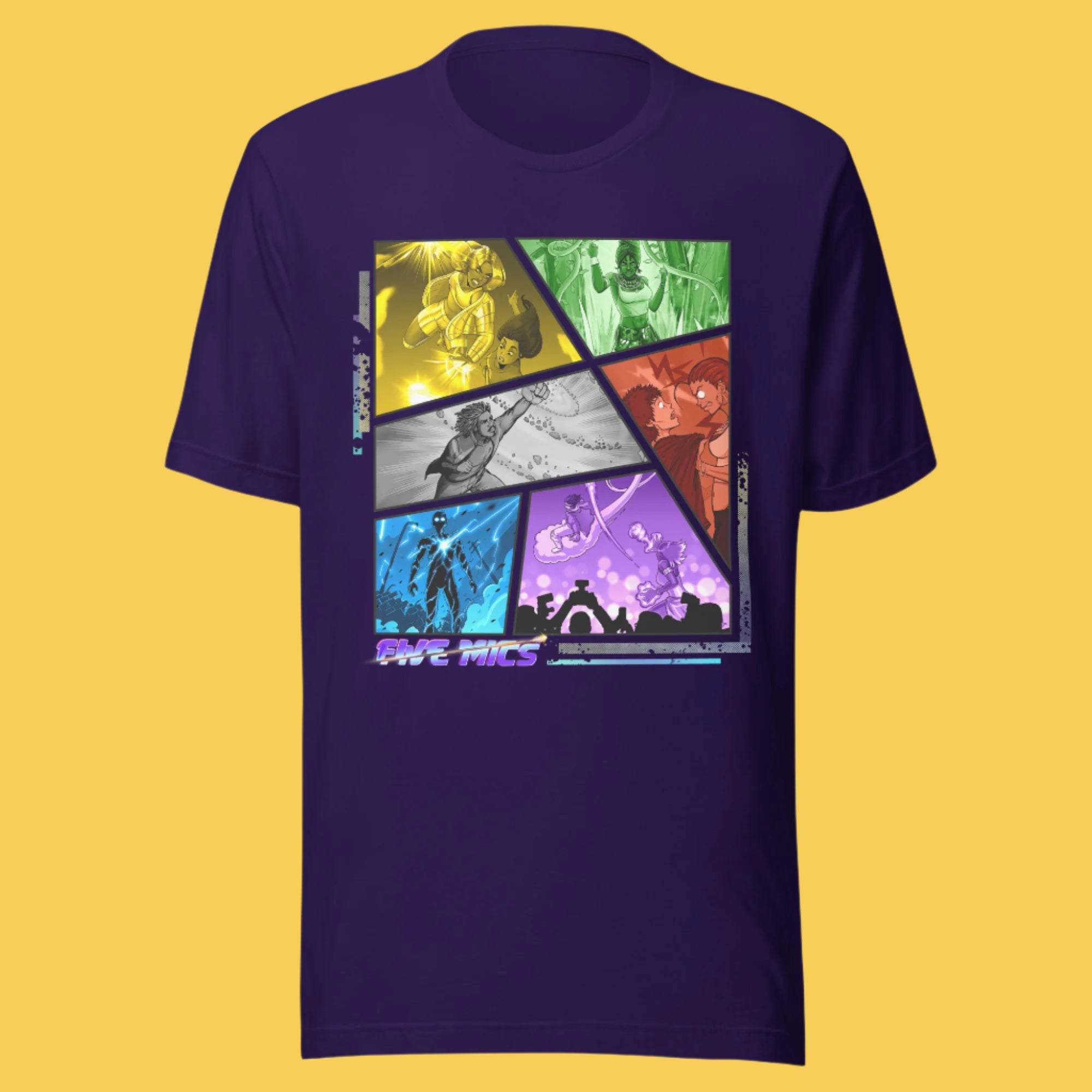 The Five Mics Road To Legend Shirt - Five Mics Purple