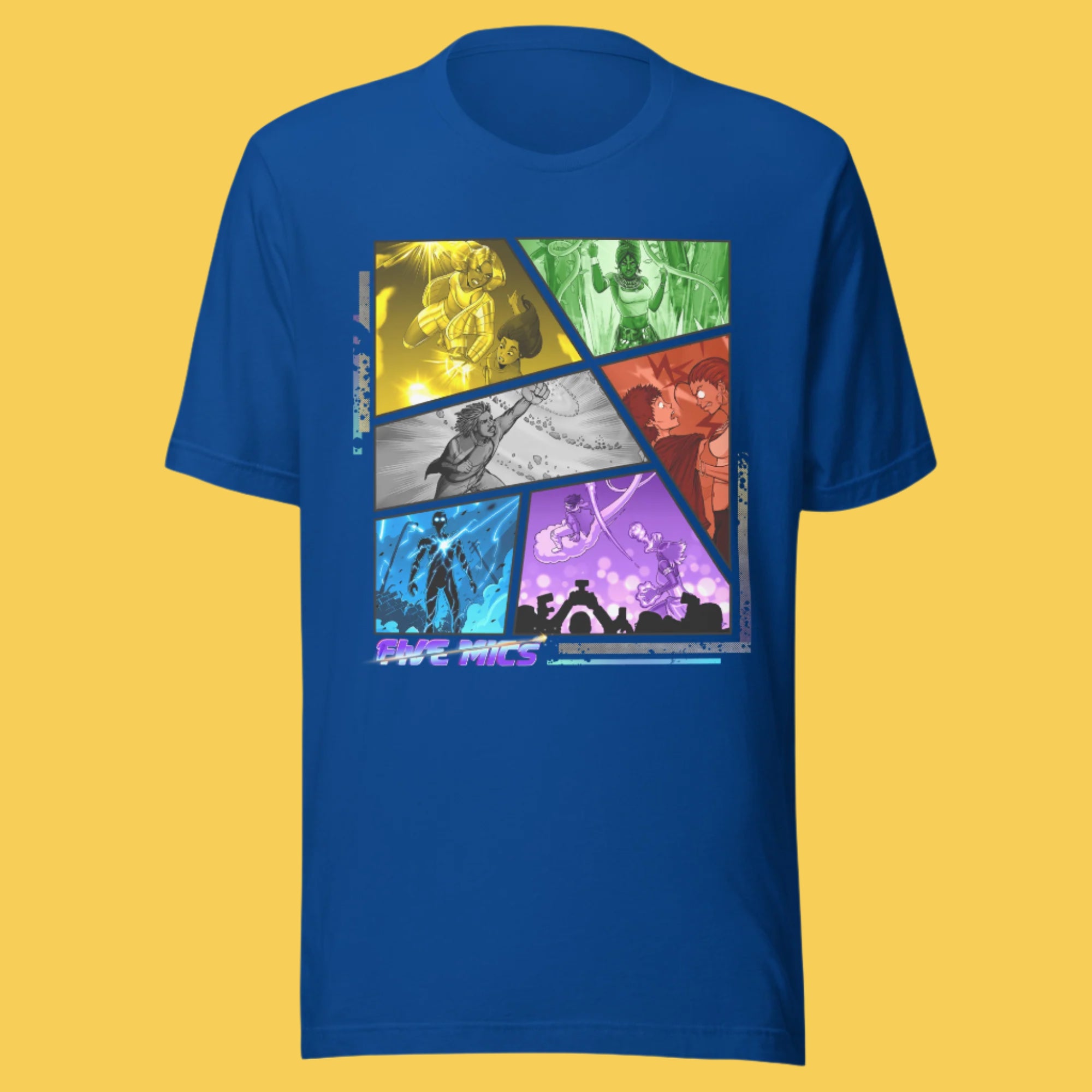 The Five Mics Road To Legend Shirt - Royal Blue