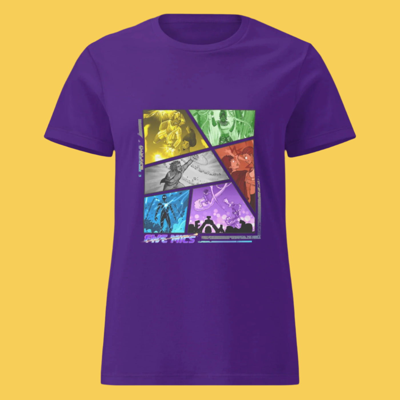 Women's The Five Mics Road To Legend Shirt - Five Mics Purple