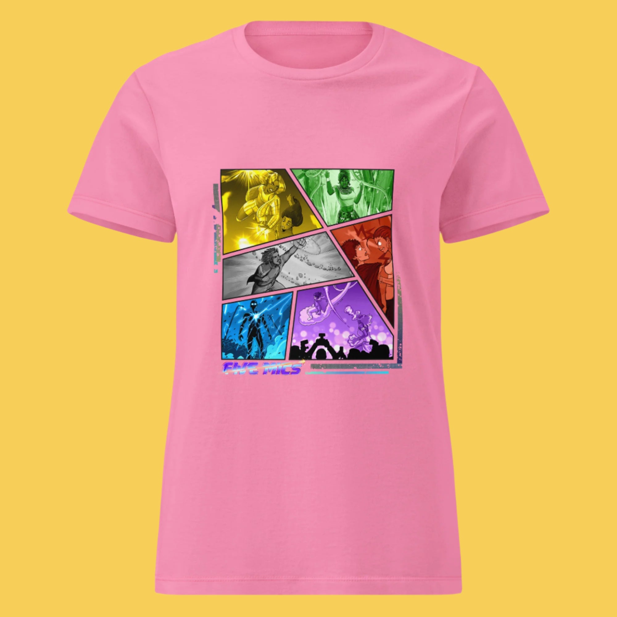 Women's The Five Mics Road To Legend Shirt - Light Pink