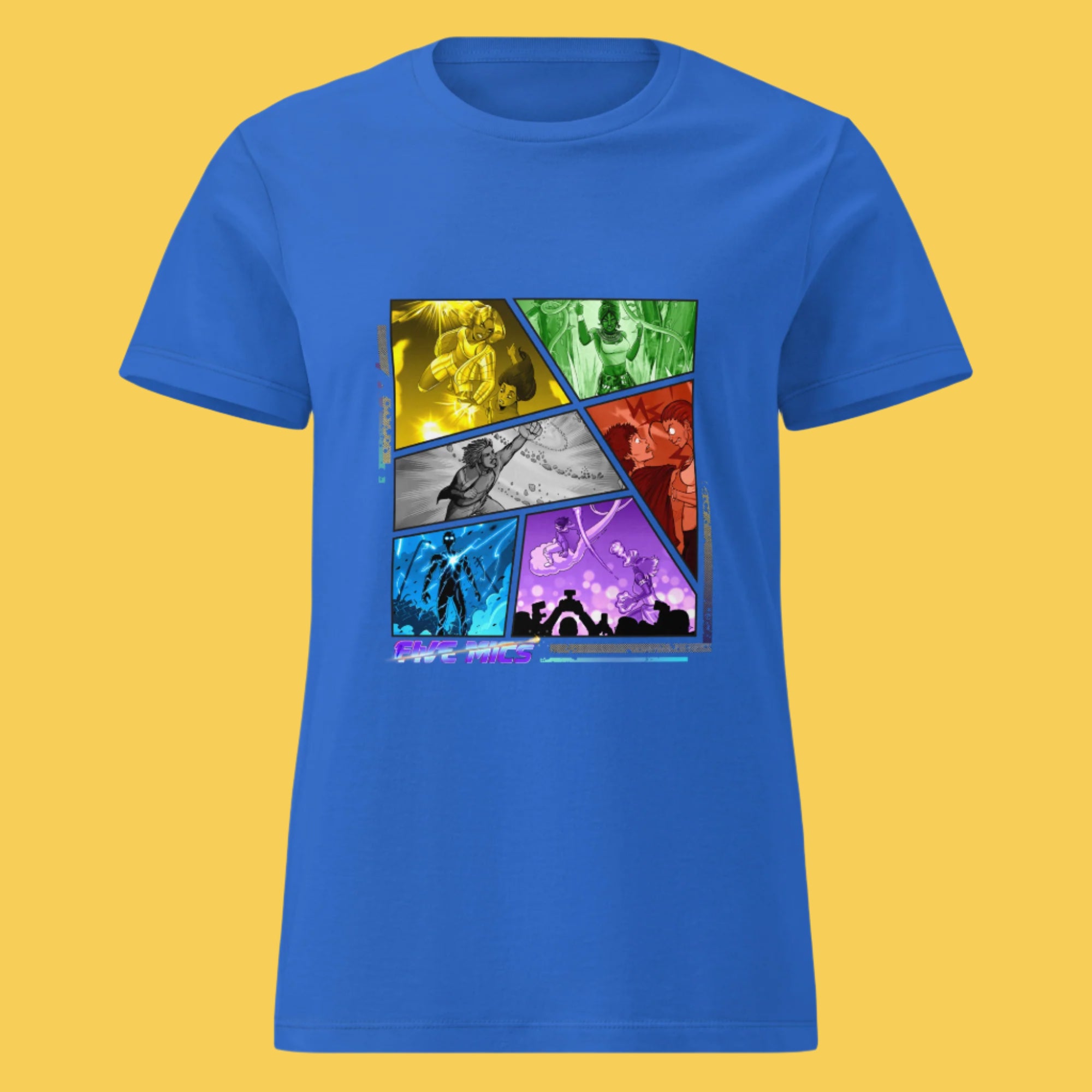 Women's The Five Mics Road To Legend Shirt - Royal Blue
