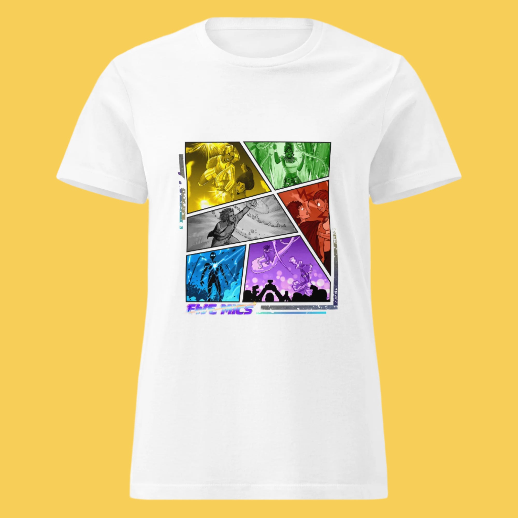 Women's The Five Mics Road To Legend Shirt - White